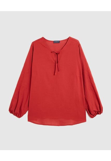 Blusa Para Mujer Manga 3/4 Color Rojo Marca Patprimo #14121391
