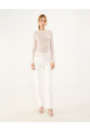 Saco Para Mujer Cuello Redondo Color Beige Marca Patprimo #30330589