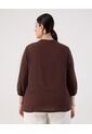 Blusa  Para Mujer Manga 3/4 Color Café Marca Patprimo #14121409 de Patprimo