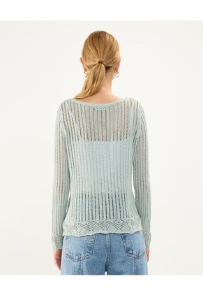 Saco Para Mujer Cuello Redondo Color Verde  Marca Patprimo #30330589