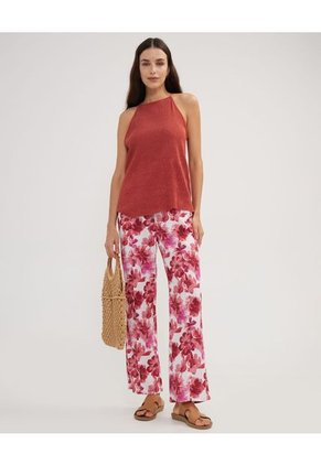 Blusa Para Mujer Manga Sisa Color Vino Marca Patprimo #30123288