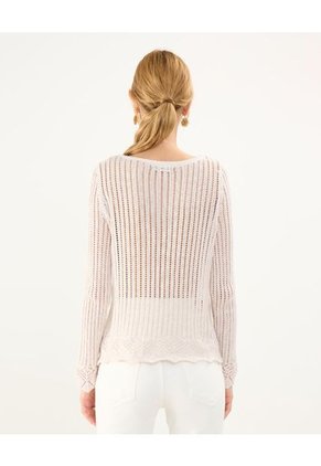 Saco Para Mujer Cuello Redondo Color Beige Marca Patprimo #30330589