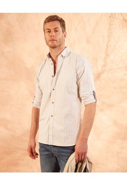 Camisa Para Hombre Manga Larga Sin Bolsillo Color Verde Marca Patprimo #44012963