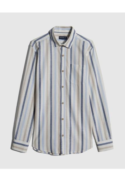 Camisa Para Hombre Manga Larga Con Bolsillo Cuello Casual C Color Azul Claro Marca Patprimo #44013085