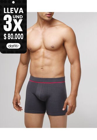 Boxer  En Lycra-Algodón X1 Para Hombre Negro Patprimo Patprimo