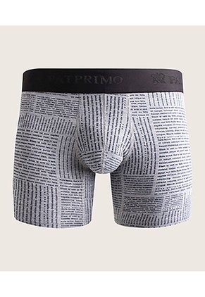 Boxer X1 Para Hombre Fleat Seamer Medio Color Gris Marca Patprimo #44000093