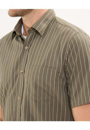 Camisa Para Hombre Manga Corta Con Bolsillo Color Verde  Marca Patprimo #44013073