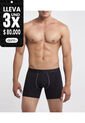 Boxer  Con Detalles En Contraste Lycra-Algodón X1 Para Hombre Negro Patprimo de Patprimo