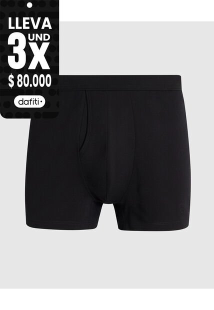 Bóxer Con Copa Anatómica Para Hombre X1 Para Hombre Negro Patprimo