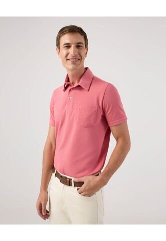 Polo Para Hombre Cuello Maquina Con Bolsillo Color Rosa Marca Patprimo #44112761 Patprimo