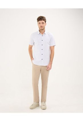 Camisa Para Hombre Manga Corta Sin Bolsillo Color Azul Claro Marca Patprimo #44013062