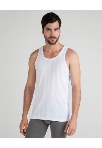 Camiseta Interior Pack X2  Lisa X2 Para Hombre Blanco Patprimo Patprimo