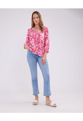 Blusa Para Mujer Manga 3/4 Color Fucsia Marca Patprimo #30123271