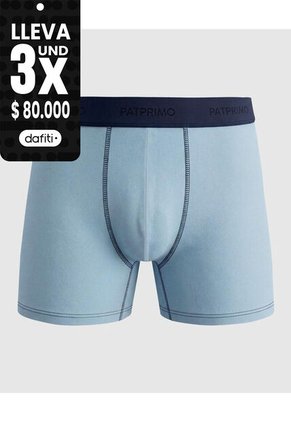Bóxer Ajustado Con Banda Elástica Para Hombre X1 Para Hombre Azul Patprimo
