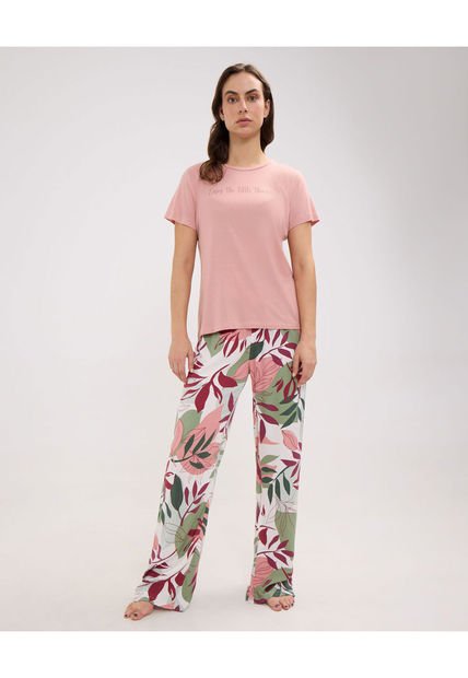 Pijama Para Mujer M/C P/L Color Rosa Marca Patprimo #30040287