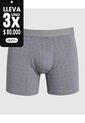 Bóxer Medio Con Estampado  X1 Para Hombre Gris Patprimo de Patprimo