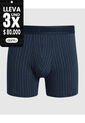 Bóxer Medio De Confort Superior  X1 Para Hombre Azul Patprimo de Patprimo