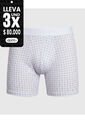 Bóxer Medio Con Estampado  X1 Para Hombre Blanco Patprimo de Patprimo