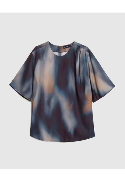 Blusa Para Mujer Manga 3/4 Color Azul Marca Patprimo #14121398