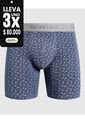 Bóxer Medio Con Estampado  X1 Para Hombre Azul Patprimo de Patprimo