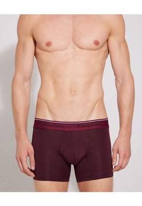Boxer X1 Para Hombre Filete Medio Color Vino Marca Patprimo #44000433