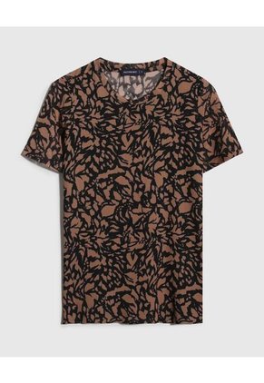 Camiseta Para Mujer M/C Patprimo En Color Café #30093537