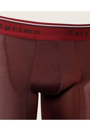 Boxer X1 Para Hombre Filete Medio Color Vino Marca Patprimo #44000433