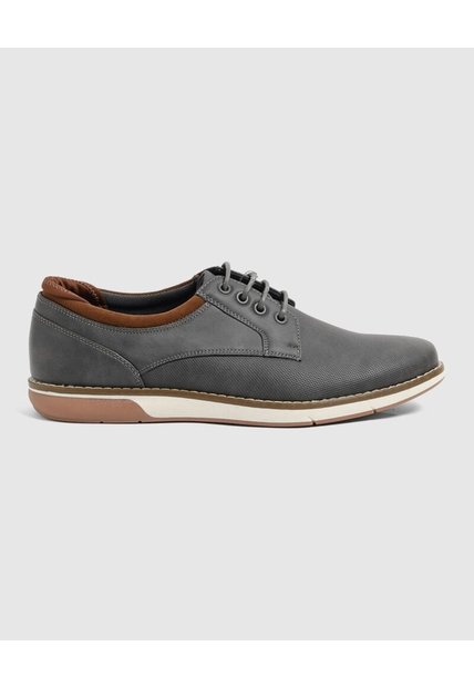 Zapatos Oxford Casuales Hombre  Para Hombre Gris Patprimo
