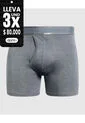 Bóxer Medio De Ajuste Anatómico  X1 Para Hombre Gris Patprimo de Patprimo