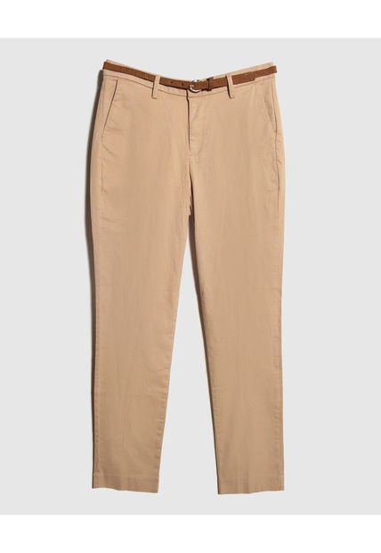 Pantalón Para Mujer Chino Color Café  Marca Patprimo #30071723