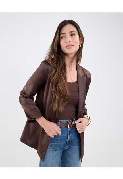 Blazer Para Mujer  Color Café Marca Patprimo #30400143