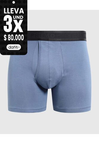 Bóxer Medio De Ajuste Anatómico  X1 Para Hombre Azul Patprimo Patprimo