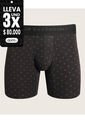 Bóxer Medio Estampado Miniprint En Algodón  X1 Para Hombre Negro Patprimo de Patprimo