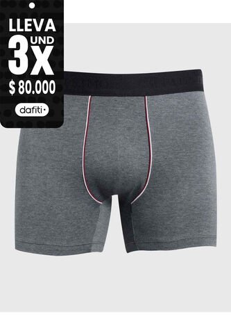 Bóxer Corto  X1 Para Hombre Gris Patprimo Patprimo