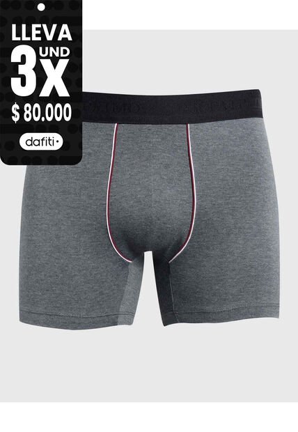 Bóxer Corto  X1 Para Hombre Gris Patprimo