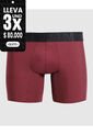 Boxer  De Microfibra Estampados X1 Para Hombre Vino Patprimo de Patprimo