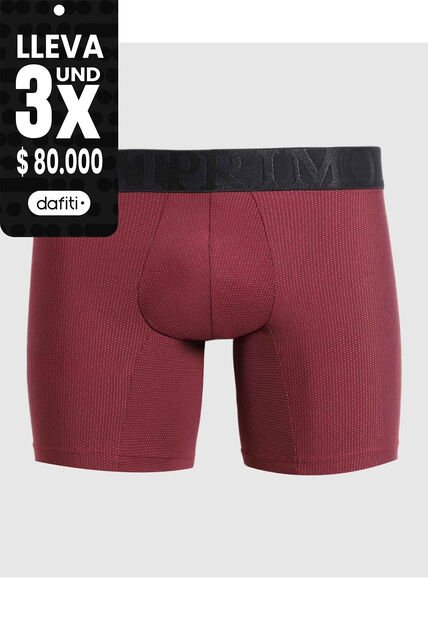 Boxer  De Microfibra Estampados X1 Para Hombre Vino Patprimo