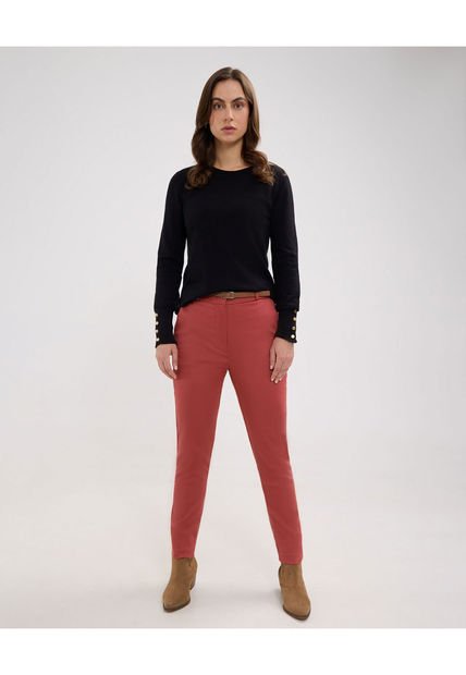 Pantalón Para Mujer Chino Color Terracota Marca Patprimo #30071889