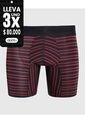 Bóxer Con Diseño De Franjas  X1 Para Hombre Vino Patprimo de Patprimo