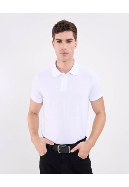 Polo Para Hombre Cuello Tejido Sin Bolsillo Color Blanco Marca Patprimo #44112696