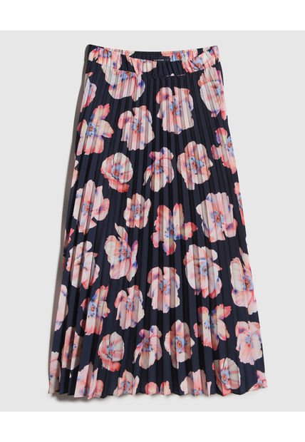 Falda Para Mujer Largo Color Azul Oscuro Marca Patprimo #30140392
