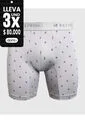 Bóxer Medio Estampado X1 Para Hombre Gris Patprimo de Patprimo