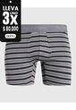 Bóxer Medio A Rayas X1 Para Hombre Gris Patprimo de Patprimo