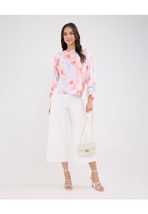 Blusa Para Mujer Manga Larga Color Azul Claro Marca Patprimo #30123366