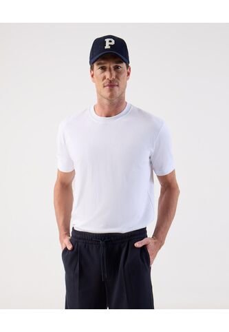 Camiseta  Para Hombre Manga Corta Cuello Redondo Color Blanco Marca Patprimo #44090972 Patprimo