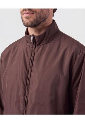 Chaqueta Doble Faz Con Cuello Alto Hombre  Para Hombre Negro Patprimo