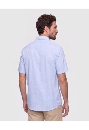 Camisa Manga Corta Texturizada Para Hombre Para Hombre Negro Patprimo