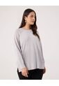 Saco Para Mujer Cuello Redondo Color Gris Marca Patprimo #14330227 de Patprimo