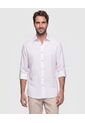 Camisa Unicolor Manga Larga Para Hombre  Para Hombre Negro Patprimo de Patprimo