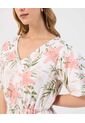 Vestido Midi De Silueta Fluida Y Escote En V  Para Mujer Negro Patprimo de Patprimo